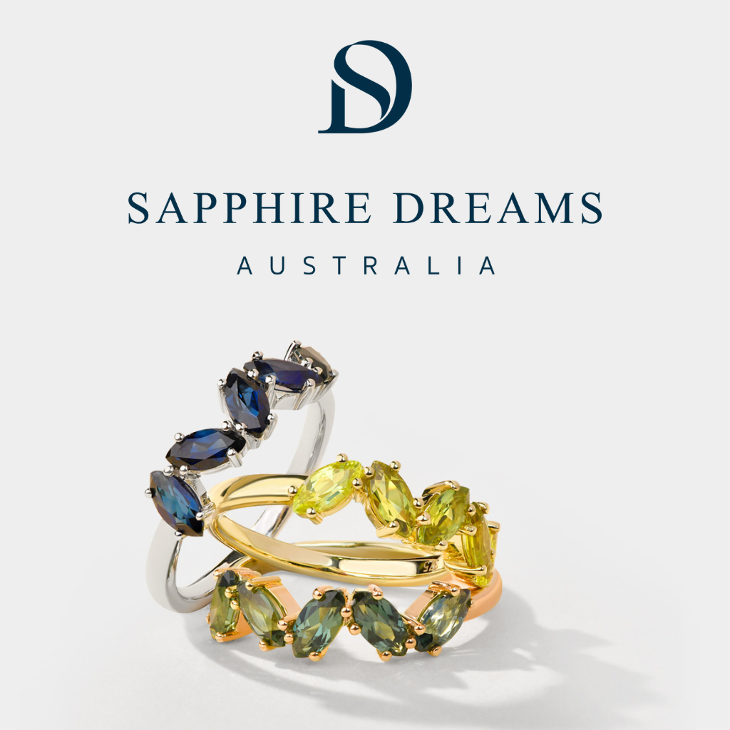 Sapphire Dreams White Gold and Gemstone Rings