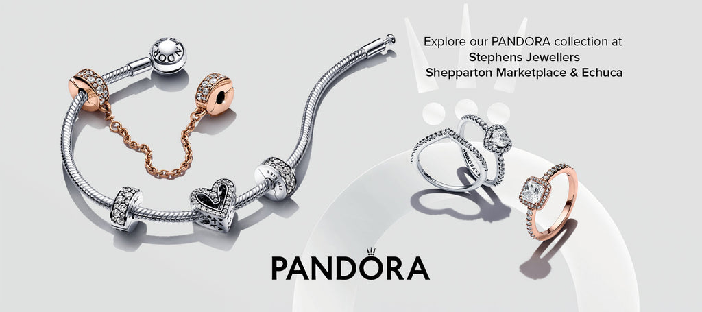 Pandora at Stephens Jewellers Pandora Charm Bracelet and Pandora Rings
