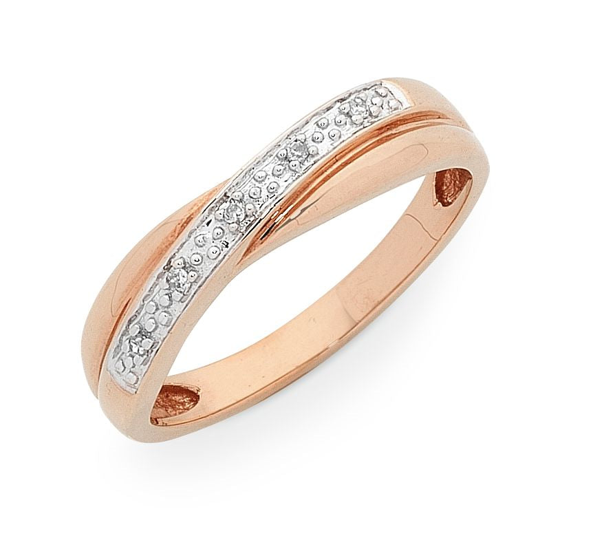 9ct rose on sale gold eternity ring