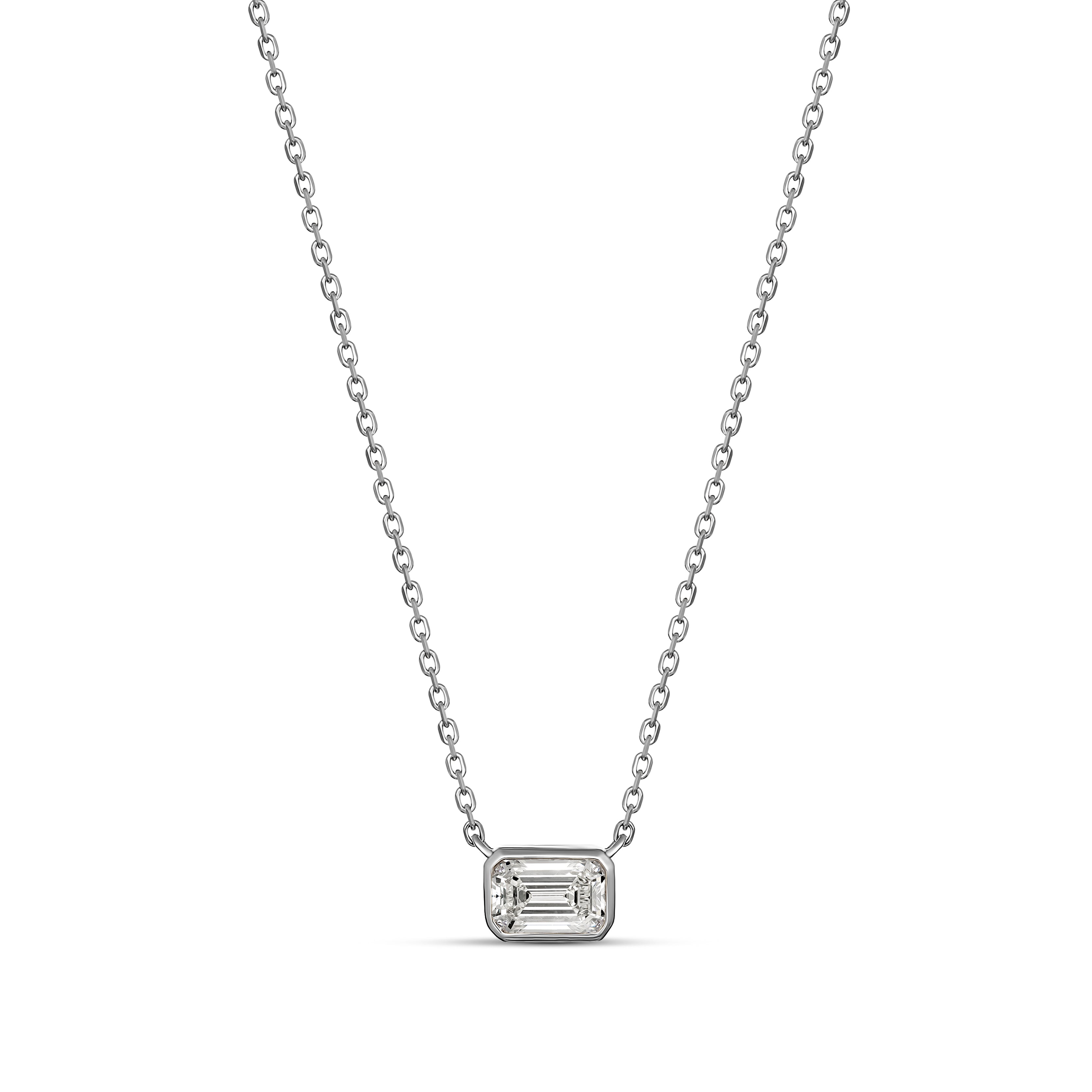Gold cubic shop zirconia necklace