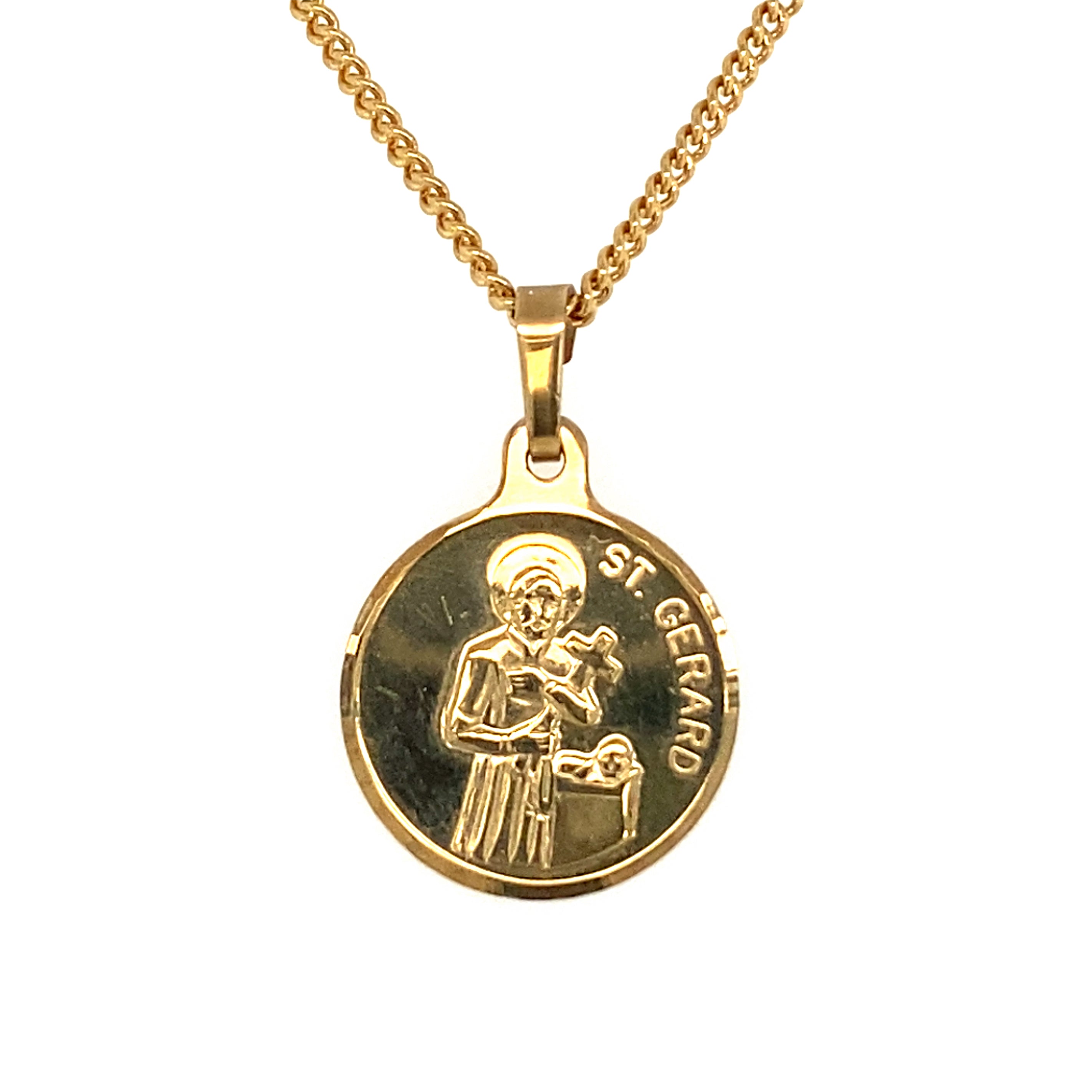 Buy Catholic Chain Necklace St Gerard Medal Necklace CHOOSE YOUR Online in  India - Etsy