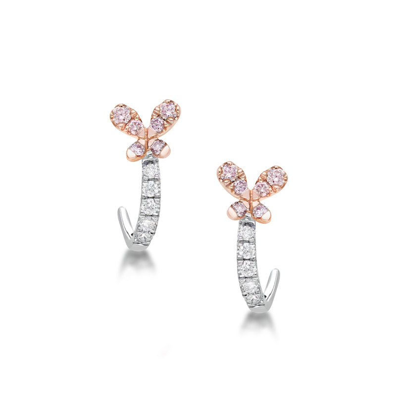 Blush pink earrings discount