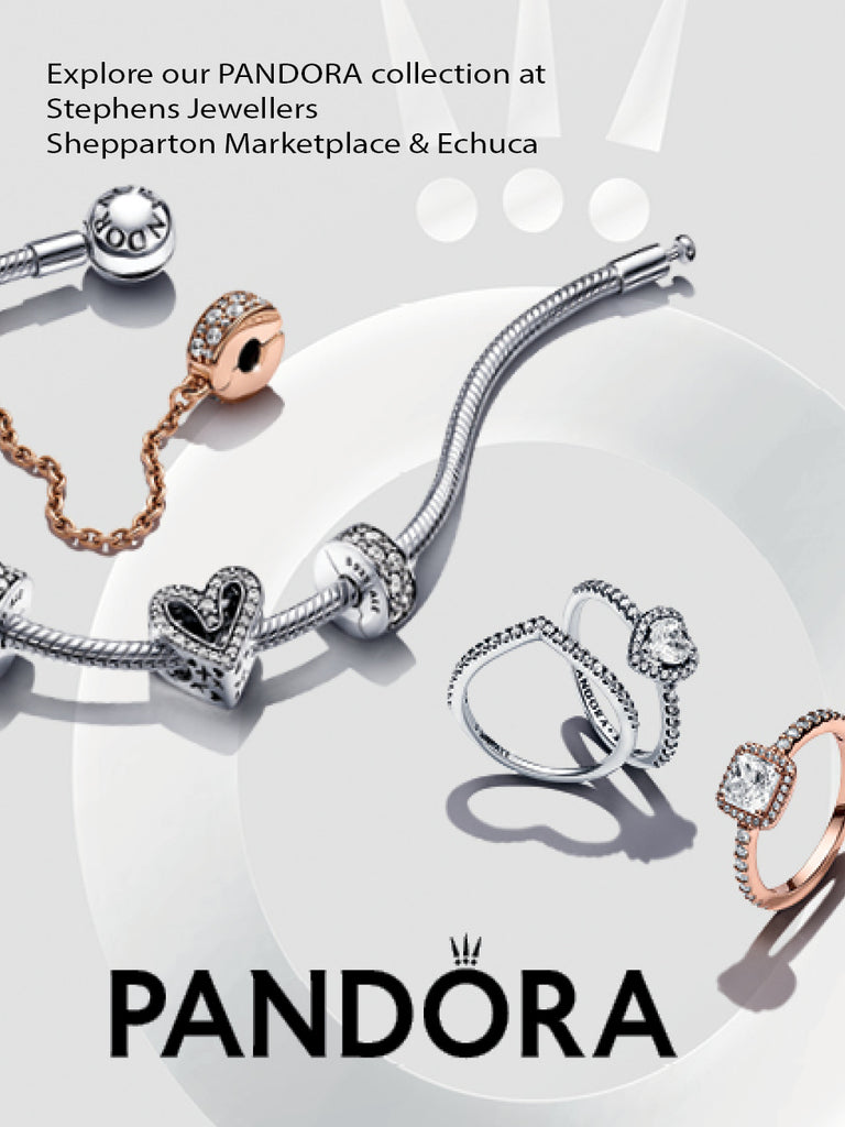 Pandora at Stephens Jewellers Pandora Charm Bracelet and Pandora Rings